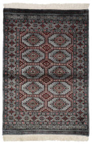  Pakistan Bokhara 3Ply Rug 100X145 Wool Black/Dark Grey Small Carpetvista