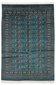  Pakistan Bokhara 2Ply Rug 126X178 Wool Black/Dark Blue Small Carpetvista