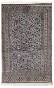 122X190 絨毯 パキスタン ブハラ 2Ply オリエンタル ダークグレー/茶色 (ウール, パキスタン) Carpetvista