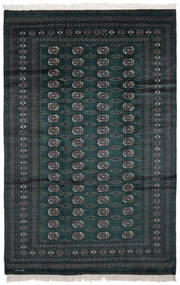 190X285 絨毯 パキスタン ブハラ 2Ply オリエンタル ブラック/ダークグレー (ウール, パキスタン) Carpetvista