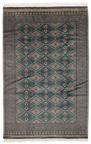 絨毯 オリエンタル パキスタン ブハラ 2Ply 161X243 ブラック/茶色 (ウール, パキスタン)