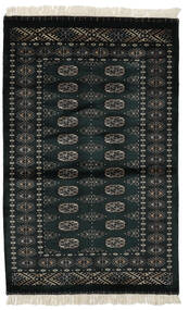  Pakistan Bokhara 3Ply Rug 98X155 Wool Black Small Carpetvista