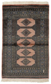  Pakistan Bokhara 3Ply Rug 98X155 Wool Black/Brown Small Carpetvista
