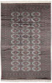 絨毯 パキスタン ブハラ 2Ply 184X274 ブラック/ダークレッド (ウール, パキスタン)