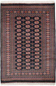 160X228 絨毯 パキスタン ブハラ 2Ply オリエンタル ブラック/ダークレッド (ウール, パキスタン) Carpetvista