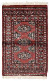  Pakistan Bokhara 3Ply Rug 79X120 Wool Dark Red/Black Small Carpetvista