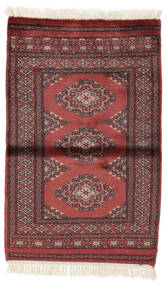  Orientalischer Pakistan Buchara 3Ply Teppich 78X120 Dunkelrot/Schwarz Wolle, Pakistan Carpetvista