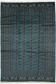 192X277 絨毯 パキスタン ブハラ 2Ply オリエンタル ブラック/ダークブルー (ウール, パキスタン) Carpetvista