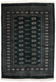 130X186 絨毯 パキスタン ブハラ 3Ply オリエンタル ブラック (ウール, パキスタン) Carpetvista