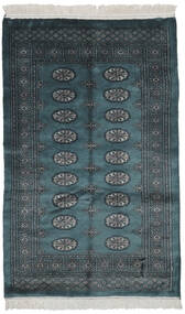  Oriental Pakistan Bokhara 3Ply Rug 104X164 Black/Dark Blue Wool, Pakistan Carpetvista