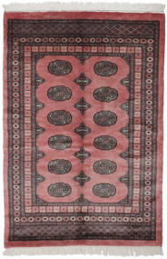 123X178 絨毯 オリエンタル パキスタン ブハラ 3Ply ダークレッド/ブラック (ウール, パキスタン) Carpetvista