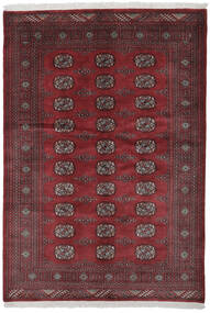 140X201 Pakistan Buchara 3Ply Teppich Orientalischer Dunkelrot/Schwarz (Wolle, Pakistan) Carpetvista