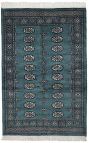 Pakistan Bokhara 3Ply Rug 110X162 Wool Black/Dark Blue Small Carpetvista