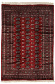 190X274 Tapete Paquistão Bucara 3Ply Oriental Preto/Vermelho Escuro (Lã, Paquistão) Carpetvista