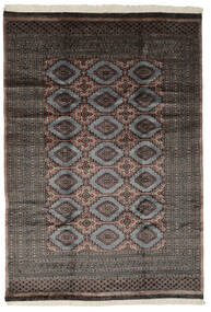 194X281 絨毯 パキスタン ブハラ 3Ply オリエンタル ブラック/茶色 (ウール, パキスタン) Carpetvista