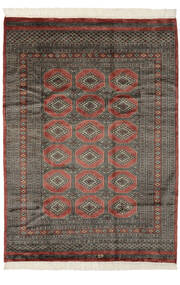 175X240 絨毯 パキスタン ブハラ 3Ply オリエンタル ブラック/茶色 (ウール, パキスタン) Carpetvista