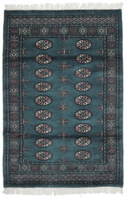 105X151 絨毯 パキスタン ブハラ 2Ply オリエンタル ブラック/ダークブルー (ウール, パキスタン) Carpetvista