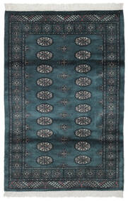  Orientalisk Pakistan Bokhara 2Ply Matta 105X145 Svart/Mörkblå Ull, Pakistan Carpetvista