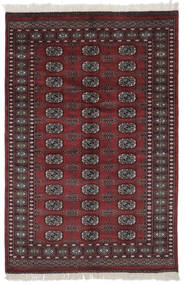 124X190 Tapete Paquistão Bucara 2Ply Oriental Preto/Vermelho Escuro (Lã, Paquistão) Carpetvista