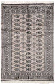  Paquistão Bucara 2Ply Tapete 125X189 Lã Castanho/Cinza Escuro Pequeno Carpetvista