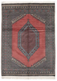  Orientalischer Pakistan Buchara 2Ply Teppich 133X180 Schwarz/Dunkelrot Wolle, Pakistan Carpetvista