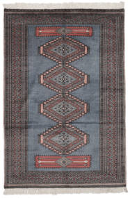  Orientalischer Pakistan Buchara 2Ply Teppich 125X187 Schwarz/Dunkelgrau Wolle, Pakistan Carpetvista