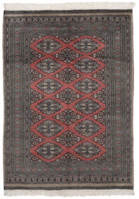 126X171 Pakistan Bokhara 2Ply Rug Oriental Black/Brown (Wool, Pakistan) Carpetvista