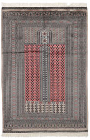  Paquistão Bucara 2Ply Tapete 129X188 Lã Castanho/Vermelho Escuro Pequeno Carpetvista