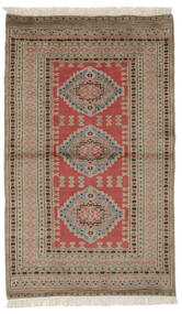 94X153 絨毯 オリエンタル パキスタン ブハラ 2Ply 茶色/ダークレッド (ウール, パキスタン) Carpetvista