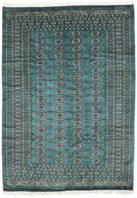 189X262 絨毯 パキスタン ブハラ 2Ply オリエンタル ブラック/ダークターコイズ (ウール, パキスタン) Carpetvista