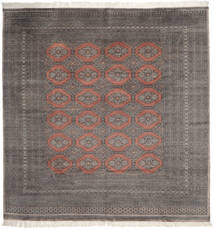 247X255 絨毯 パキスタン ブハラ 2Ply オリエンタル 正方形 茶色/ブラック (ウール, パキスタン) Carpetvista