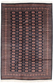 絨毯 オリエンタル パキスタン ブハラ 2Ply 187X277 ブラック/ダークレッド (ウール, パキスタン)