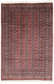 190X281 絨毯 パキスタン ブハラ 2Ply オリエンタル ダークレッド/ブラック (ウール, パキスタン) Carpetvista