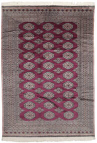 186X264 Pakistan Buchara 2Ply Teppich Orientalischer Dunkelrot/Braun (Wolle, Pakistan) Carpetvista