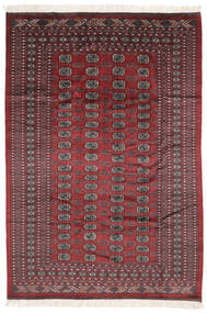 184X274 絨毯 パキスタン ブハラ 2Ply オリエンタル ダークレッド/ブラック (ウール, パキスタン) Carpetvista
