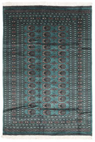 絨毯 パキスタン ブハラ 2Ply 155X226 ブラック/ダークターコイズ (ウール, パキスタン)