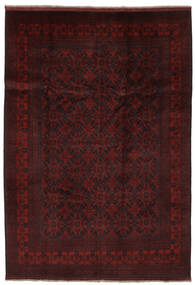  198X291 Afghan Khal Mohammadi Rug Black/Dark Red Afghanistan Carpetvista