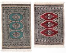 60X97 絨毯 パキスタン ブハラ 2Ply オリエンタル 茶色/ブラック (ウール, パキスタン) Carpetvista