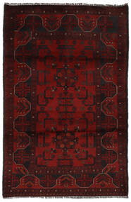  Afghan Khal Mohammadi Alfombra 99X152 De Lana Negro/Rojo Oscuro Pequeño Carpetvista
