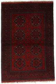  Afghan Khal Mohammadi Tappeto 99X146 Di Lana Nero/Rosso Scuro Piccolo Carpetvista