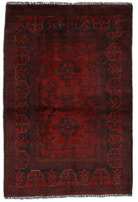 97X147 Afghan Khal Mohammadi Rug Oriental Black/Dark Red (Wool, Afghanistan) Carpetvista