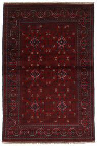96X146 Afghan Khal Mohammadi Rug Oriental Black/Dark Red (Wool, Afghanistan) Carpetvista