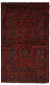 Afghan Khal Mohammadi Rug 98X161 Wool Black/Dark Red Small Carpetvista
