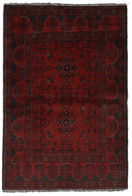  Afghan Khal Mohammadi Rug 98X148 Wool Black/Dark Red Small Carpetvista