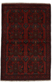  Afghan Khal Mohammadi Rug 96X153 Wool Black Small Carpetvista