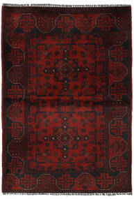 97X142 Afghan Khal Mohammadi Matot Matto Itämainen Musta/Tummanpunainen (Villa, Afganistan) Carpetvista