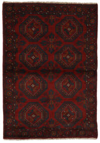  アフガン Khal Mohammadi 絨毯 107X152 ウール ブラック 小 Carpetvista