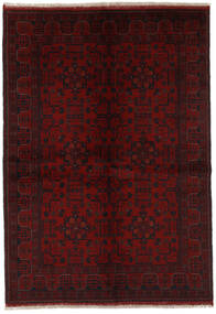 絨毯 オリエンタル アフガン Khal Mohammadi 137X195 ブラック (ウール, アフガニスタン)