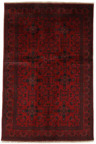  Afgán Khal Mohammadi 127X196 Gyapjúszőnyeg Fekete/Sötétpiros Kicsi Carpetvista