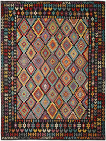  301X397 Large Kilim Afghan Old Style Rug Wool, Carpetvista